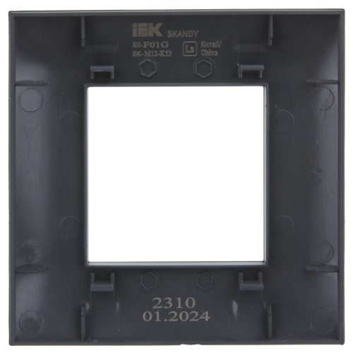 SKANDY Рамка 1-мест. SK-F01G граф. IEK | код SK-M12-K53 | IEK фото 2