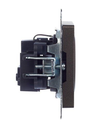 BRITE Розетка 1-местная с заземлением без защитных шторок 16А РС11-1-0-БрТБ темная бронза | код BR-R11-16-K45 | IEK фото 7