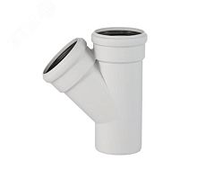 Тройник двухраструбный 45 град. 200 для бесшумной канализации | код 338200 | Ostendorf