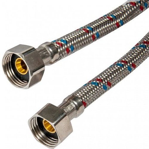 Подводка гибкая для воды 1/2' ВВ 250см латунь (1423) | код 01423 | AQUALINK