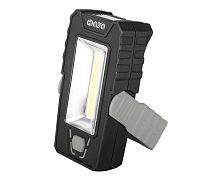 Фонарь светодиодный рабочий WL2-L2W/L03-gy 2COB(150лм)+3LED(30лм) IP44 яркий/эконом магнитное основание с вращением на 180град. ABS-пластик с прорезиненным покрытием 3хAAA (не в компл.) сер. | код 5023703 | ФАZА