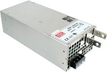 Источник питания AC-DC, 1500Вт, вход 90…264V AC, 47…63Гц /127…370В DC, выход 48В/0…32A, рег. вых=±10%Uном, изоляция 3000В AC, в корпусе 278х127х83.5мм, -20…+70С | код RSP-1500-48 | MeanWell