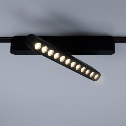 Светильник трековый светодиодный низковольтный ДПО16 1312R 12W 4000K spot 36° черный IP20 Jazzway | код 5057012 | JazzWay фото 3