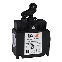 Выключатель концевой OptiLiS D4N-8162 рычаг роликовый горизонтальное перемещение EN 50047 XCKT2121P16 | код 365316 | КЭАЗ