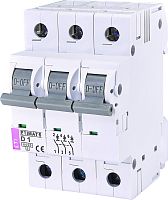 Автоматический выключатель ETIMAT 6 3p D 1A (6kA) | код 002164504 | ETI