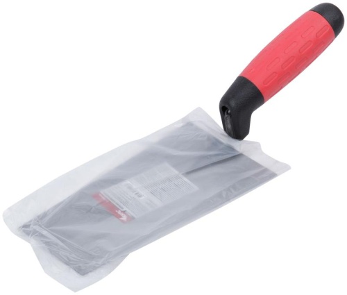 Мастерок каменщика, прорезиненная ручка 180 мм | код 4933 | FIT фото 3