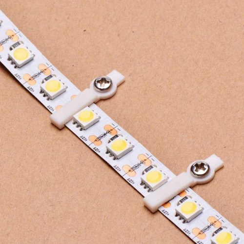 Клипса монтажная для LED ленты 10мм (уп.50шт) Lamper 144-098 фото 2