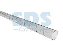 Кабельный спиральный бандаж REXANT, диаметр 6 мм, длина 2 м (SWB-06), прозрачный | код 07-7006 | REXANT