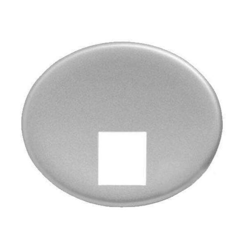 TACTO Накладка розетки телекоммуникационной серебро | код 5517.1 PL | ABB