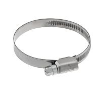 Хомут червячный 50-70/9-0.6 мм. нержавеющая сталь W2 | код 07-0750 | REXANT