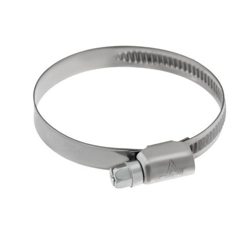 Хомут червячный 50-70/9-0.6 мм. нержавеющая сталь W2 | код 07-0750 | REXANT