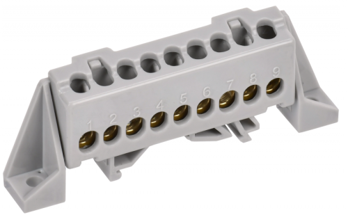 TEKFOR Шина L фаза в комб. изол. Стойка 6х9-9-Ср IEK | код TF-NN10-09-DP-K03 | IEK