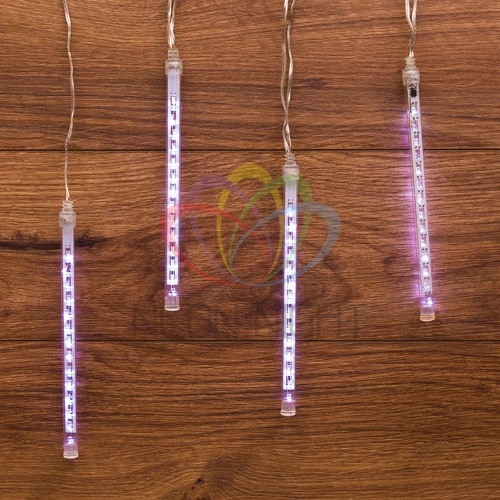 Электроукрашение "Тающая сосулька" 4х14LED 0.5м 24В IP20 бел.; черн. провод | код 256-317-6 | Neon-Night