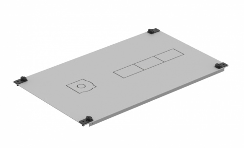 Лицевая панель 1xLBS 160A 3,4P и 14 модулей CP 2.2-2 S1 M (В550xШ300) | код 001101722 | ETI