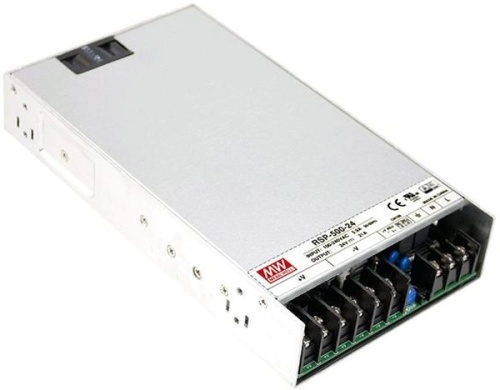 Источник питания AC-DC, 360Вт, ККМ, вход 85…264V AC, 47…63Гц /120…370В DC, выход 4В/90A, рег. вых 3.6…4.3В, изоляция 3000В AC, в корпусе 230х127х41мм, -30…+70С | код RSP-500-4 | MeanWell