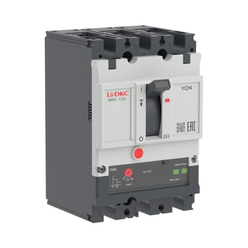 Авт. выкл. YON pro MNX125L 3P 16A 70kA при AC415V расц. TMM | код MNX125L3PTMM0016 | DKC