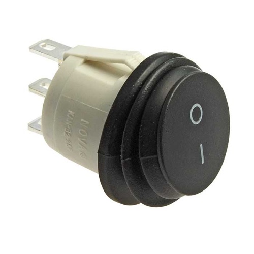 Клавишный переключатель RUICHI SB039, IP65, ON-ON, диаметр 20.2 мм | код 100070 | Ruichi