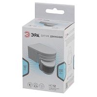 Датчик движения MD 012 макс. нагрузка 1100Вт угол обзора 180град. дальность 12м IP44 бел. Эра Б0043789