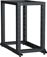 ITK LINEA F Стойка двухрамная 20U 600х600-1000мм черная | код LF05-20U61-2GM | IEK