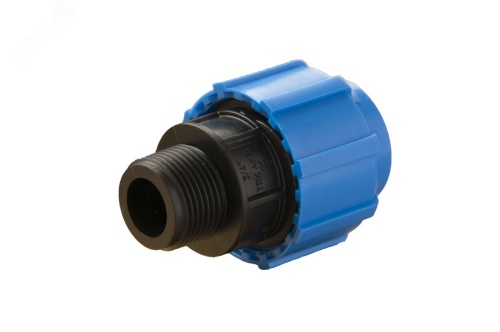 Муфта ПНД компрессионная НР 40x1 1/4' | код 50030040 | Политэк