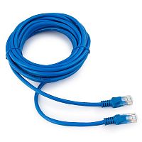 Патч-корд UTP Cablexpert PP12-5M/B кат.5e, 5м, литой, многожильный (синий) | код PP12-5M/B | Cablexpert