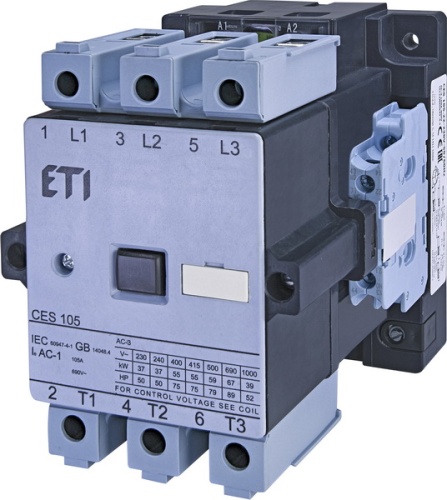 Контактор CES 105.22 (55 kW) 230V AC | код 004646566 | ETI