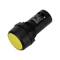Кнопка EB22 возвратная желт. NO+NC 230 В | код 36-5532 | Rexant