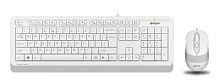 Клавиатура + мышь A4Tech Fstyler F1010 клав:белый/серый мышь:белый/серый USB Multimedia (F1010 WHITE) | код 1147556 | A4TECH