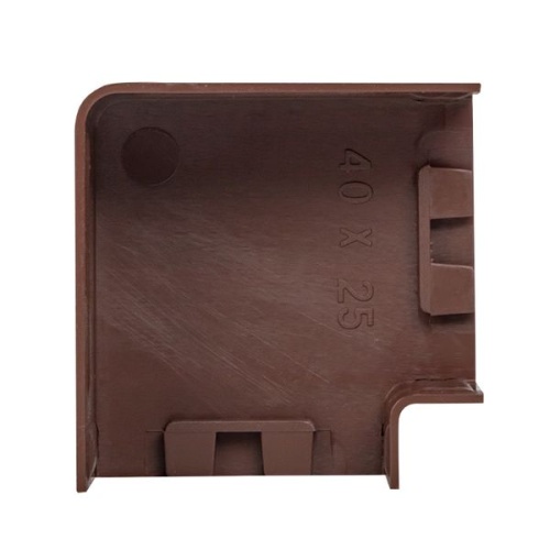 Поворот 90 гр, (40х25) (4 шт) темное дерево-Plast | код abd-40-25x4 | EKF фото 4