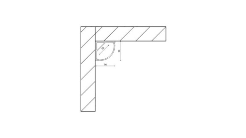 Профиль накладной угловой BEST SF-1616 L2000 алюм. SWG Standart 00-00000086 фото 5