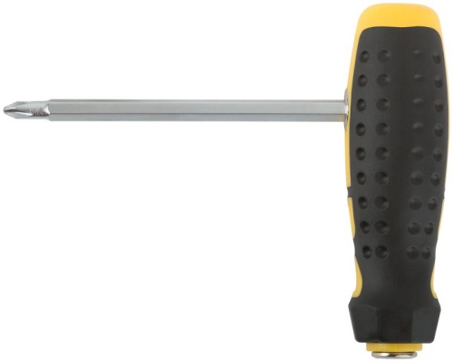 Отвертка с переставным жалом Профи, прямая и Т-обр., CrV сталь, прорезин.ручка, 6х130 мм РН2/SL6 | код 56230 | FIT фото 6 Отвертка с переставным жалом Профи, прямая и Т-обр., CrV сталь, прорезин.ручка, 6х130 мм РН2/SL6 | код 56230 | FIT фото 6