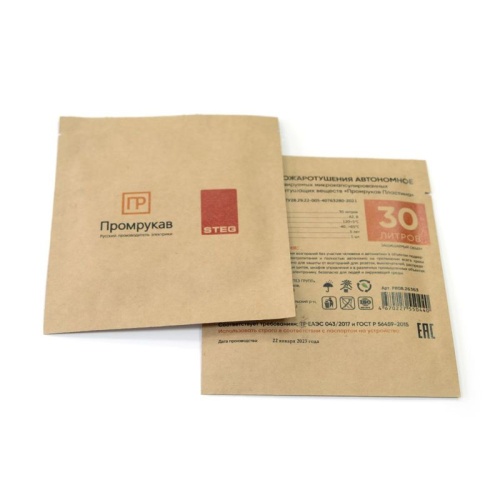 Противопожарная STEG Пластина ПР-30 (1 шт/уп) Промрукав | код PR08.26363 | ПРОМРУКАВ фото 2