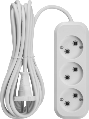 Удлинитель 3х7м без заземл. 10А IP20 90510 OPE-S-03-700-X-2х1 ОНЛАЙТ 90510 фото 3