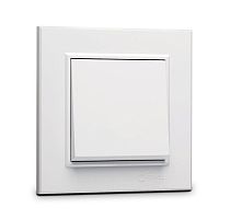 Переключатель проходной 1-кл. СП Karea 10А IP20 бел. Makel 56001020