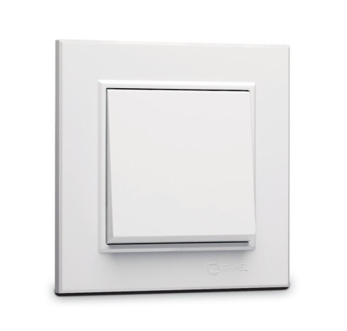 Переключатель проходной 1-кл. СП Karea 10А IP20 бел. Makel 56001020