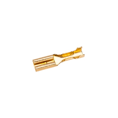 Клемма плоская гнездо 3.6 мм 0.75-1.5 мм кв (РП-м 1.5-(2.8)), в упак. 10 шт. REXANT | код 06-0399-A | REXANT