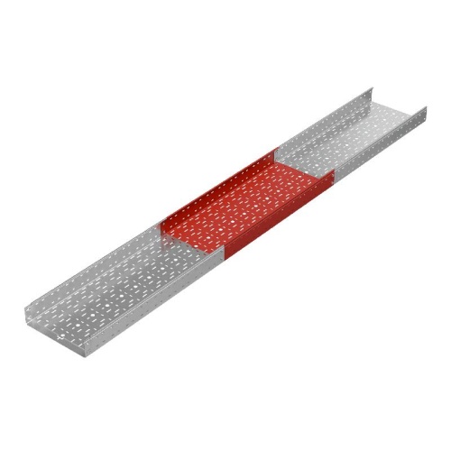 Лоток листовой перфорированный 400х100 L2000 1.5мм "Быстрый монтаж ПЛЮС" LPplus100-400-1.5-2000 КМ PL2866 фото 3