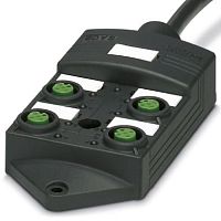 Коробка датчика и исполнительного элемента SACB-4/ 4-L- 5,0PUR SCO P | код 1452576 | PHOENIX CONTACT