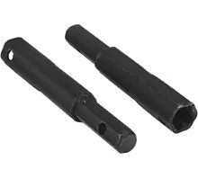 Удлинитель колесной оси для МК-7000; МК-7500; МК-8000 шестигранник d23х23х185 (уп.2шт) HUTER 71/3/50