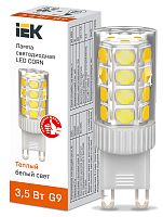 Лампа светодиодная CORN капсула 3,5Вт 230В 3000К керамика G9 | код LLE-CORN-4-230-30-G9 | IEK