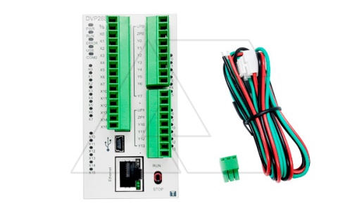 Программируемый логический контроллер DVP26SE11T, 14DI, 12TO, 24VDC, 16K шагов, RS485, USB, Ethernet | код DVP26SE11T | Delta Electronics