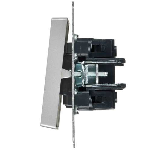 BRITE Выключ. 2-кл. с инд. отел. 10А ВС10-2-9-БрА алюм. IEK | код BR-V20-2-10-K47 | IEK фото 5