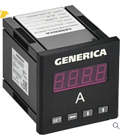 Амперметр цифр. щит. 1-ф. 72х72 LED GENERICA | код IDA11-5-1-0-LED-G | GENERICA by IEK