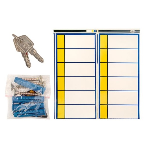 Щит распред, встраиваемый ЩРВ-72 двухдверный (520х605х120) IP31 PROxima | код mb11-72 | EKF фото 4