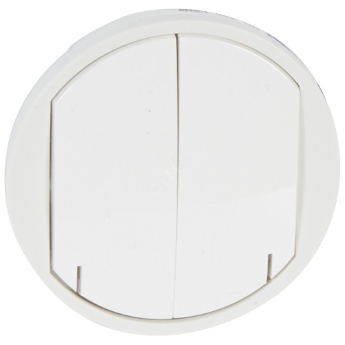 Celiane Панель лицевая для выключателей 2 модуля ZB белый | код 68172 | Legrand