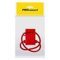 Держатель предохранителя PROconnect, тип вилочный, красный, 1 шт., пакет БОПП | код 16-0421-4-9 | PROCONNECT