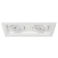 Светильник MS-VORTEX-BUILT-S170x90-2x12W Warm3000 (WH-WH, 40 deg, 230V) (ARL, IP20, металл, 5 лет) | код 57761 | Arlight