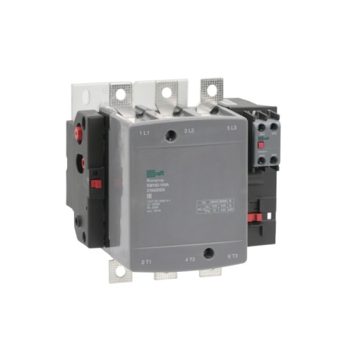 Контактор 150А 220В_АС АС3_ АС4 1НО+1НЗ КМ-102 | код 21943DEK | DEKraft
