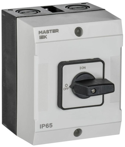 Переключатель кулачковый в боксе стандартная рукоятка 16А схема 10 | код MI-CS20-016-010 | IEK
