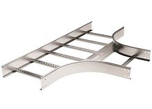 Ответвитель Т-образный 100х400 R-600, лонжерон 1,5 мм, в комплекте с крепежными элементами и соединительными пластинами, необходимыми для монтажа | код LIT1604K | DKC